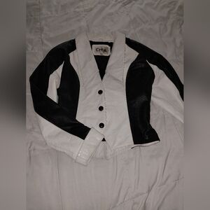 Black and White Women's Jacket